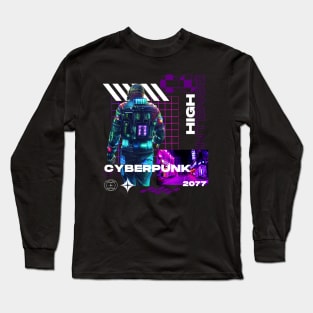 Cyberpunk phonk futuristic Long Sleeve T-Shirt